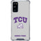 Texas Christian University Horned Frogs Logo Print Galaxy S20 FE Clear Case